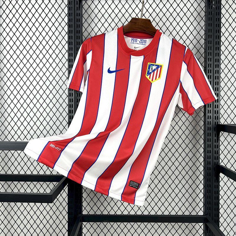 Retro Atletico Madrid 2011-12 Home Jersey
