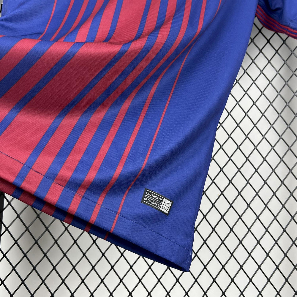 Retro Barcelona 2017-18 Home Jersey