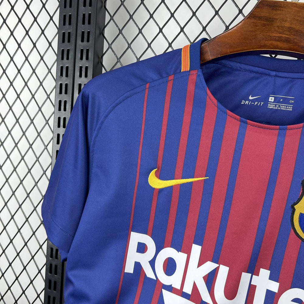 Retro Barcelona 2017-18 Home Jersey