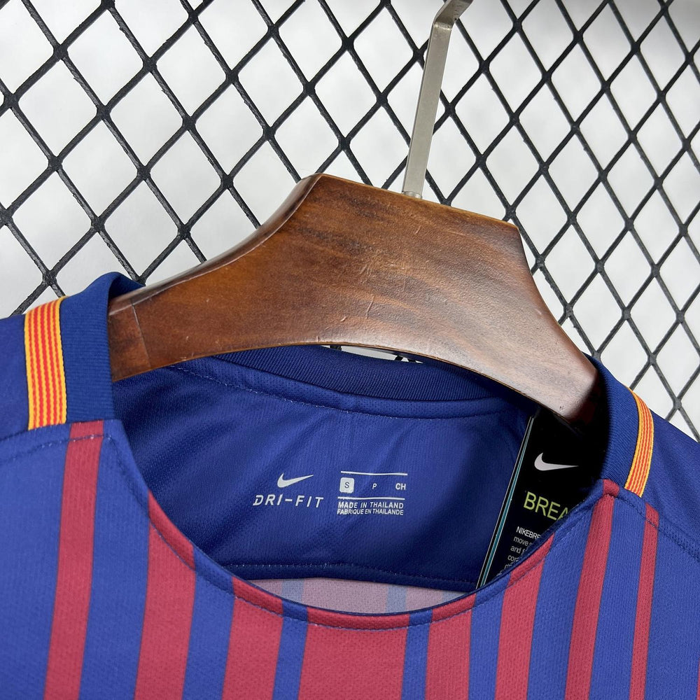 Retro Barcelona 2017-18 Home Jersey