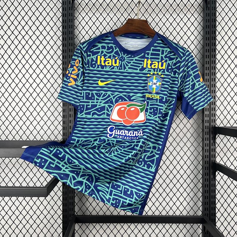 Retro Brazil 2024 Pre-Match Jersey