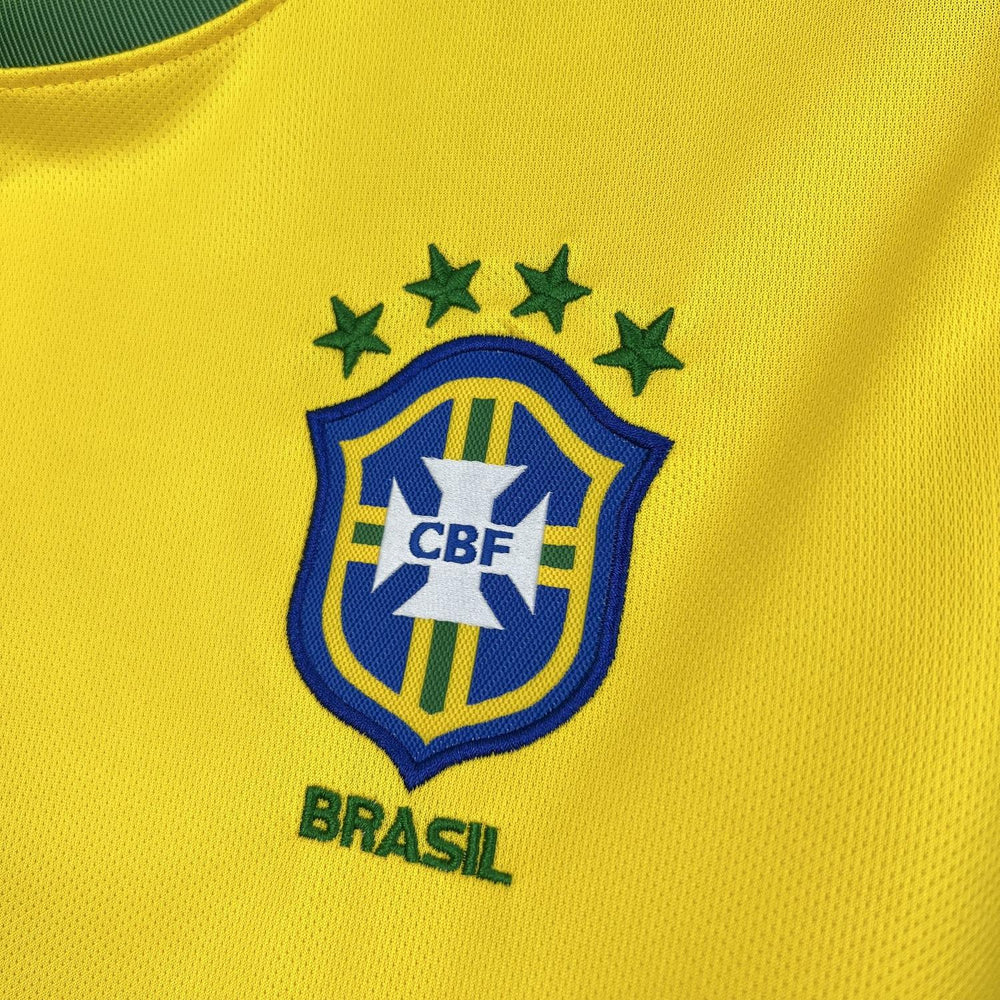 Retro Brazil x Soldier 1998 Home Jersey