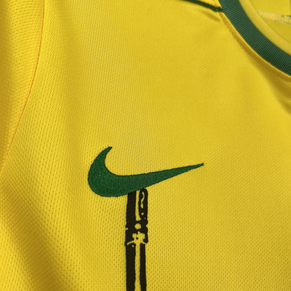 Retro Brazil x Soldier 1998 Home Jersey