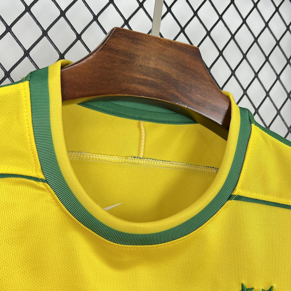 Retro Brazil x Soldier 1998 Home Jersey