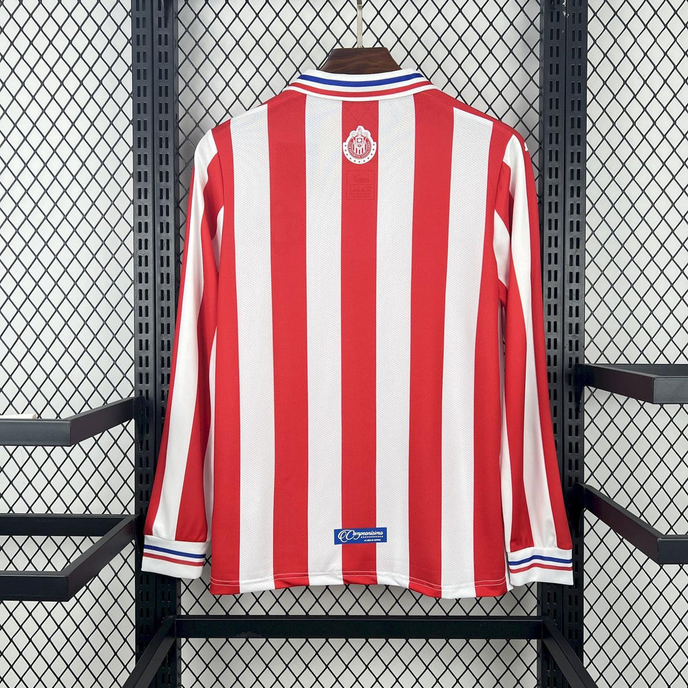Retro Chivas 2016-17 110th Anniversary Long sleeves Jeresy