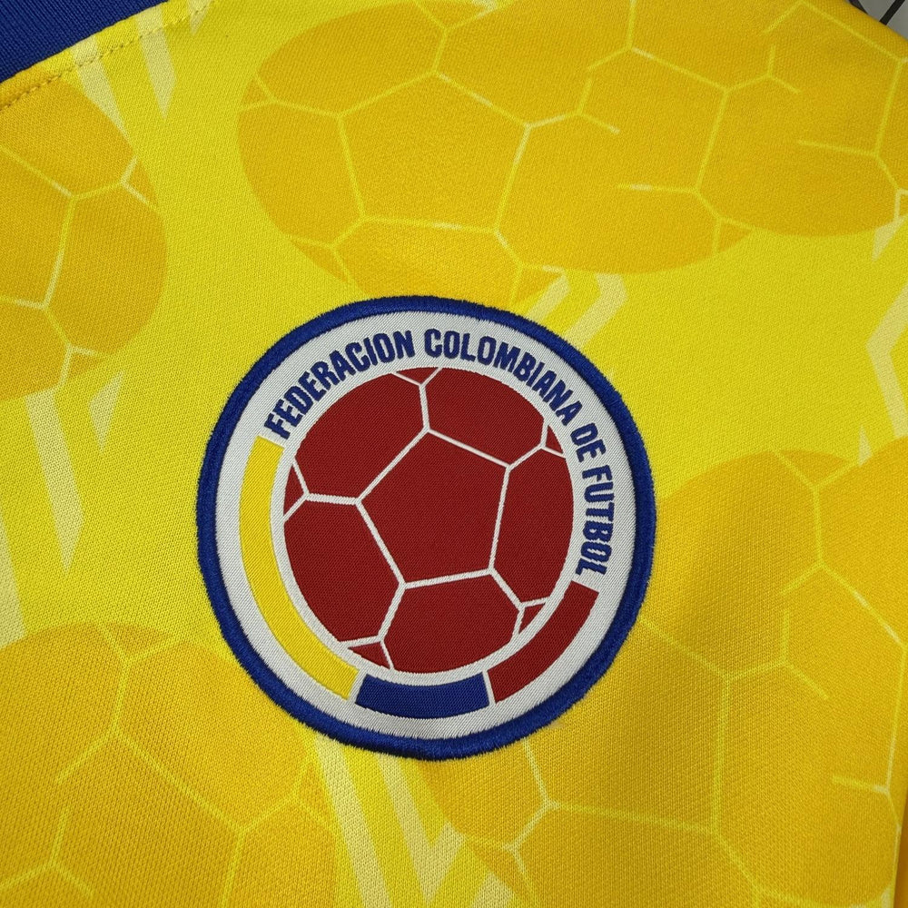 Retro Colombia 1994 Home Long Sleeve Jersey