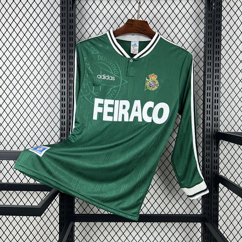 Retro Deportivo de La Coruna 1999-00 Away Long Sleeves Jersey