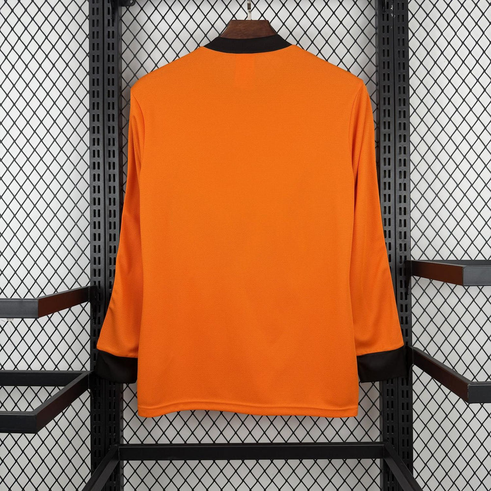 Retro Netherlands 1980 Home Long Sleeve Jersey