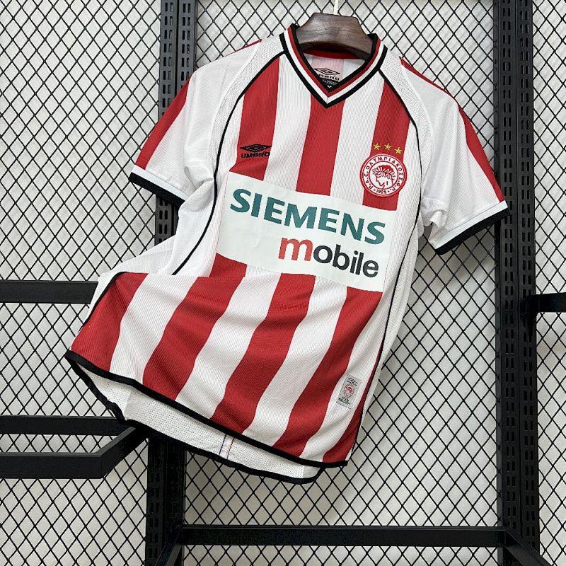 Retro Olympiacos FC 2001-02 Home Jersey