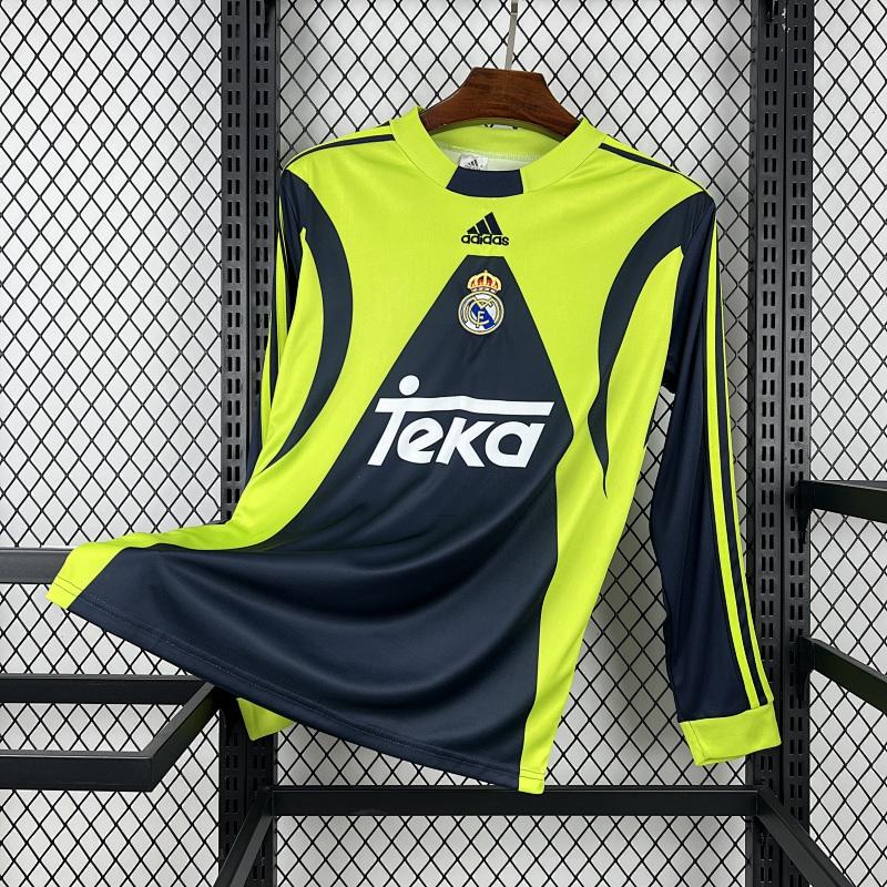 Retro Real Madrid 1999-00 Goalkeeper Long Sleeve Jersey