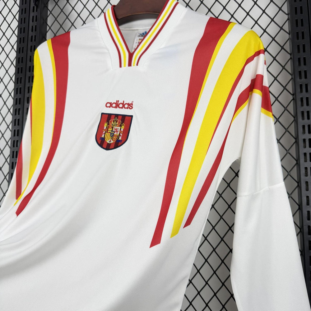 Retro Spain 1996 Away Long Sleeve Jersey