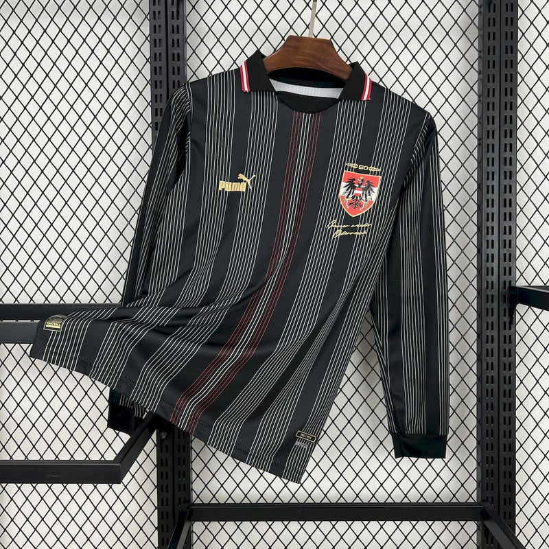 Österrike 2024/25 Långärmad tröja (Retro) — Herr