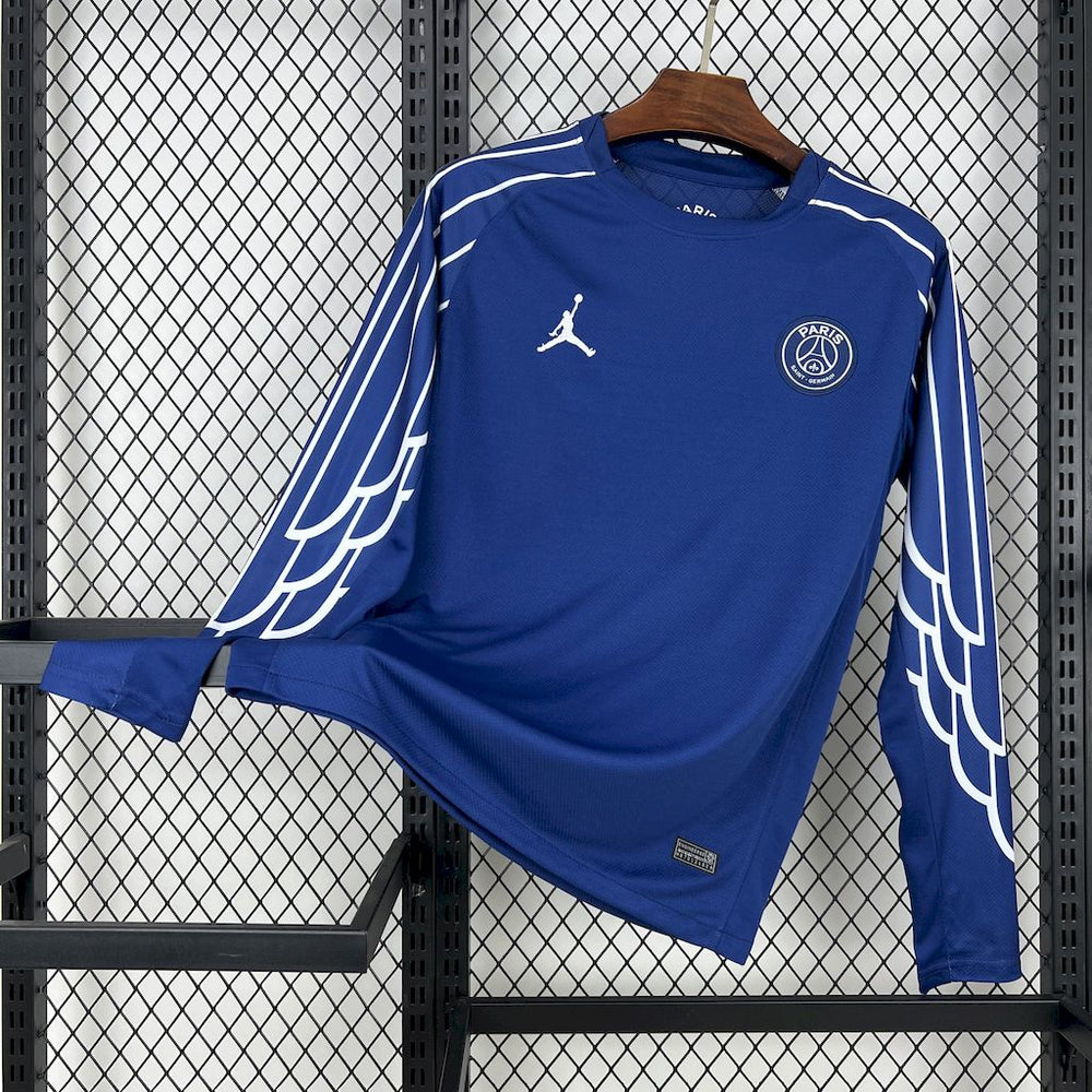 Paris Saint-Germain 2025-26 Fourth Away Long Sleeves Jersey